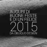 Auguri di buone feste e di un felice 2015, da Obliquo Design
