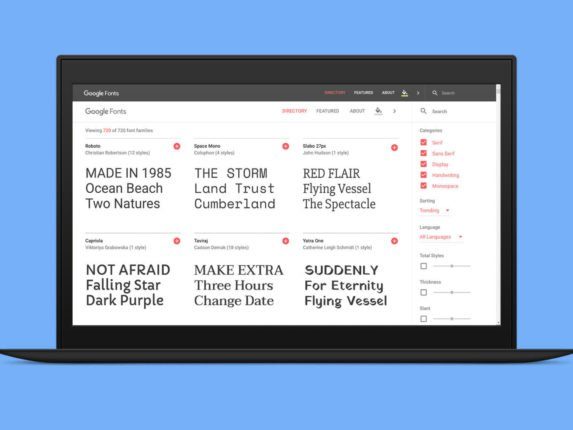 Le 10 migliori combinazioni Google Font