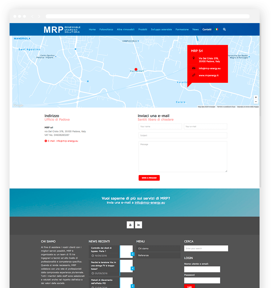 MRP Energy fotovoltaico ed energie rinnovabili